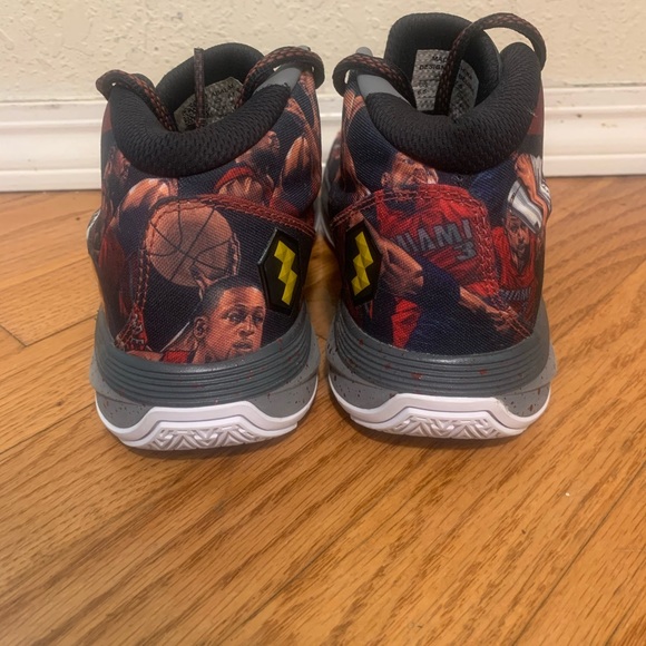 RARE Li-Ning Collectible Way of Wade ALL DAY On Court Size 6.5 Basketball Shoes - Picture 2 of 8